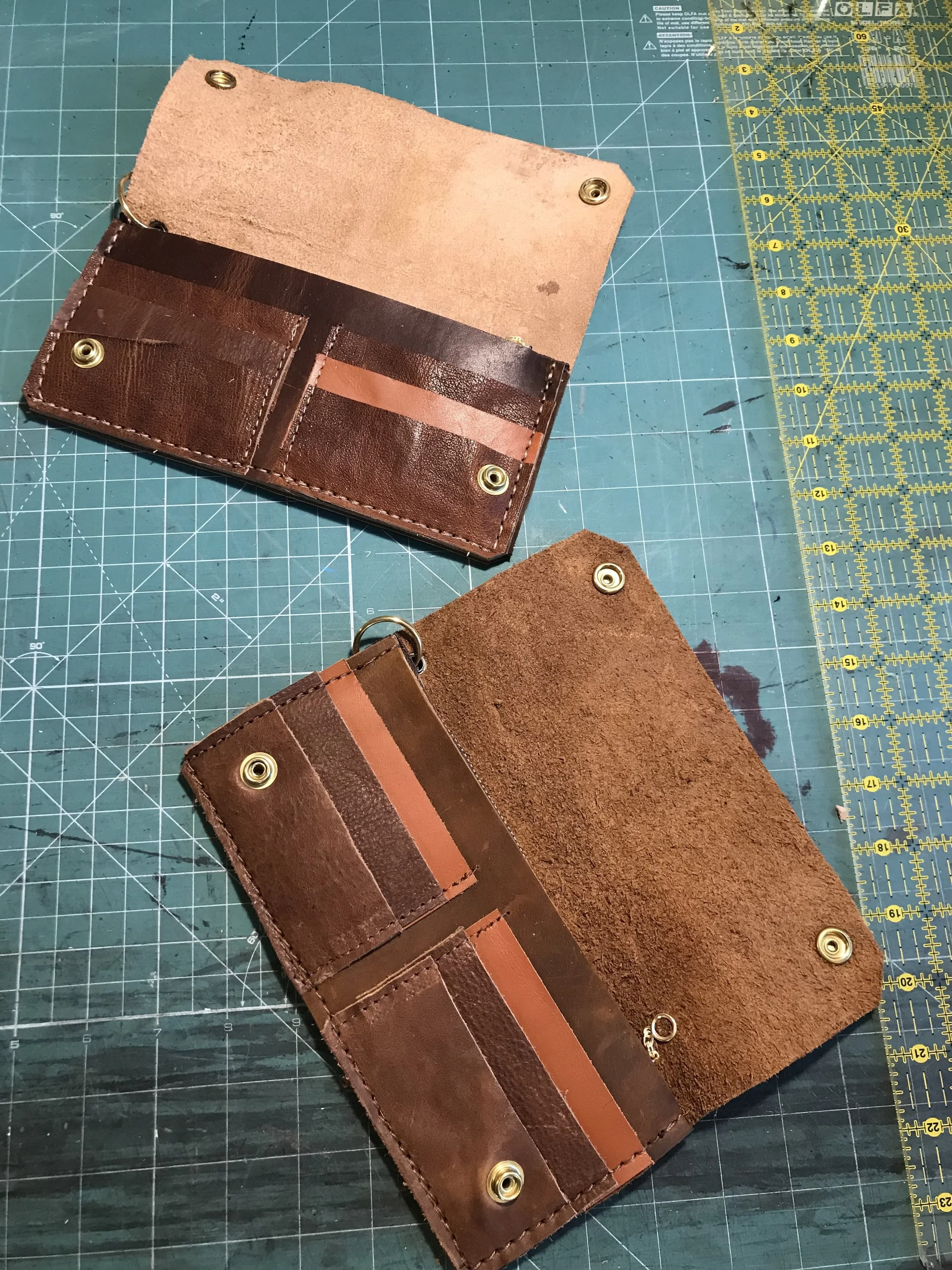 Custom Made Leather Trucker Style Wallet by Radjuli — Radjuli